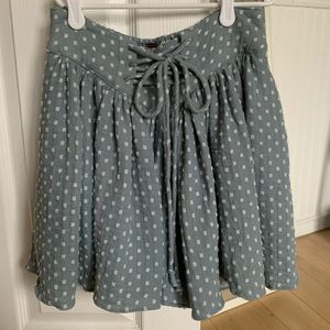 Free People Lace Up Flare Shorts